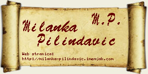 Milanka Pilindavić vizit kartica